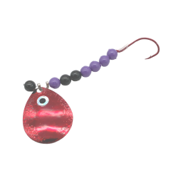 Erie Red Silver-Eyed Purple Colorado Walleye Harness